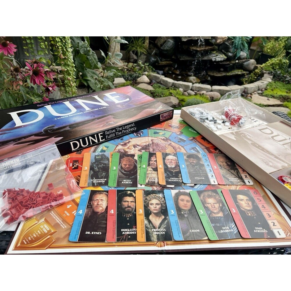 Vintage DUNE THE MOVIE Adventure Board Game 1984 Parker Brothers 100% COMPLETE